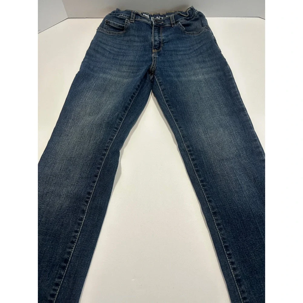 The Children's Place Boys‎ Jeans Size 12 Blue Straight Leg Stretch Denim
